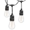 Newhouse Lighting Outdoor 48ft. LED String Lights with 2W S14 LED Filament Light Bulbs CSTRINGLED18 - alternate 1